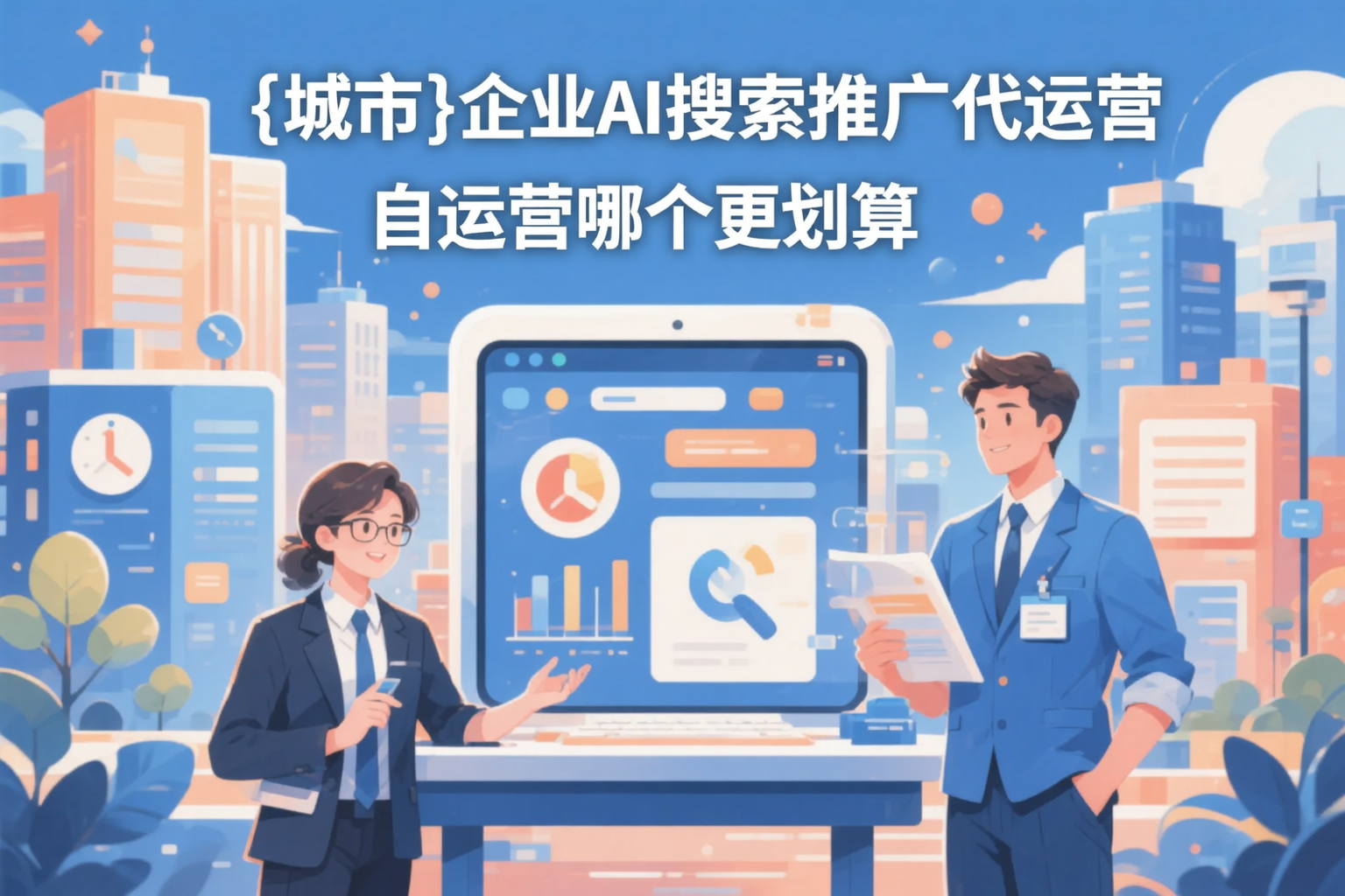 来宾企业AI搜索推广代运营和自运营哪个更划算
