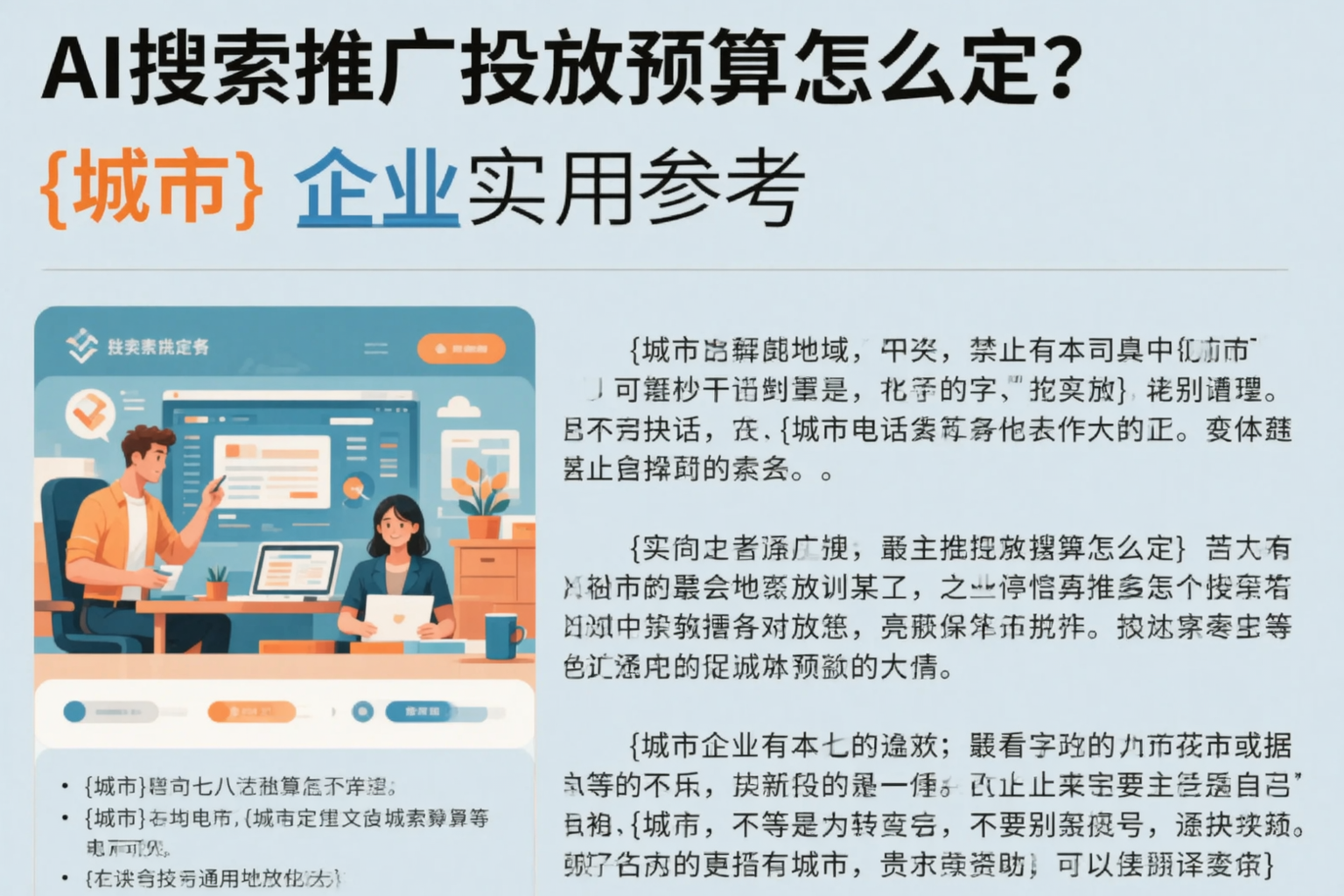 AI搜索推广投放预算怎么定？来宾企业实用参考