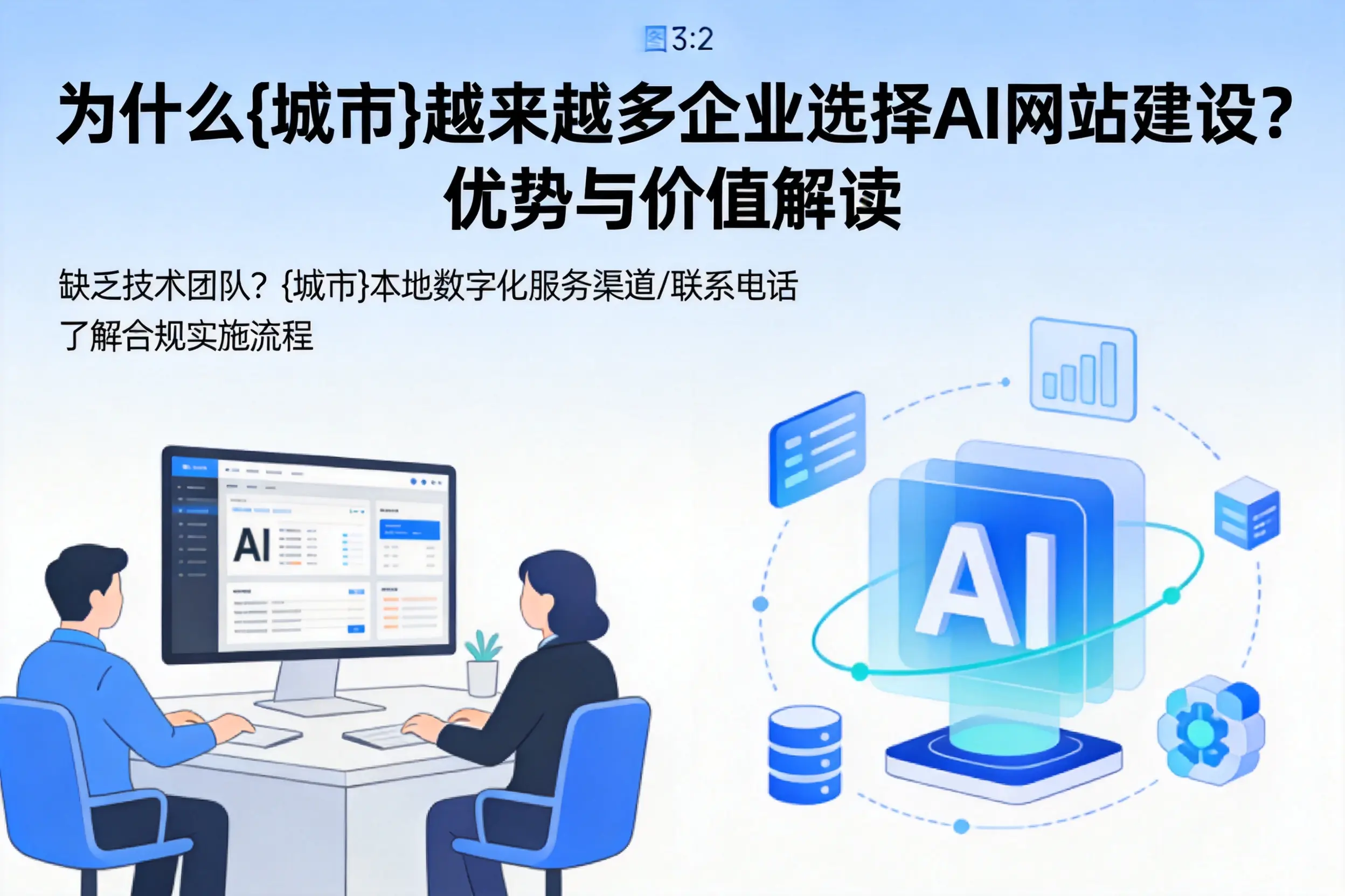 为什么来宾越来越多企业选择AI网站建设？优势与价值解读