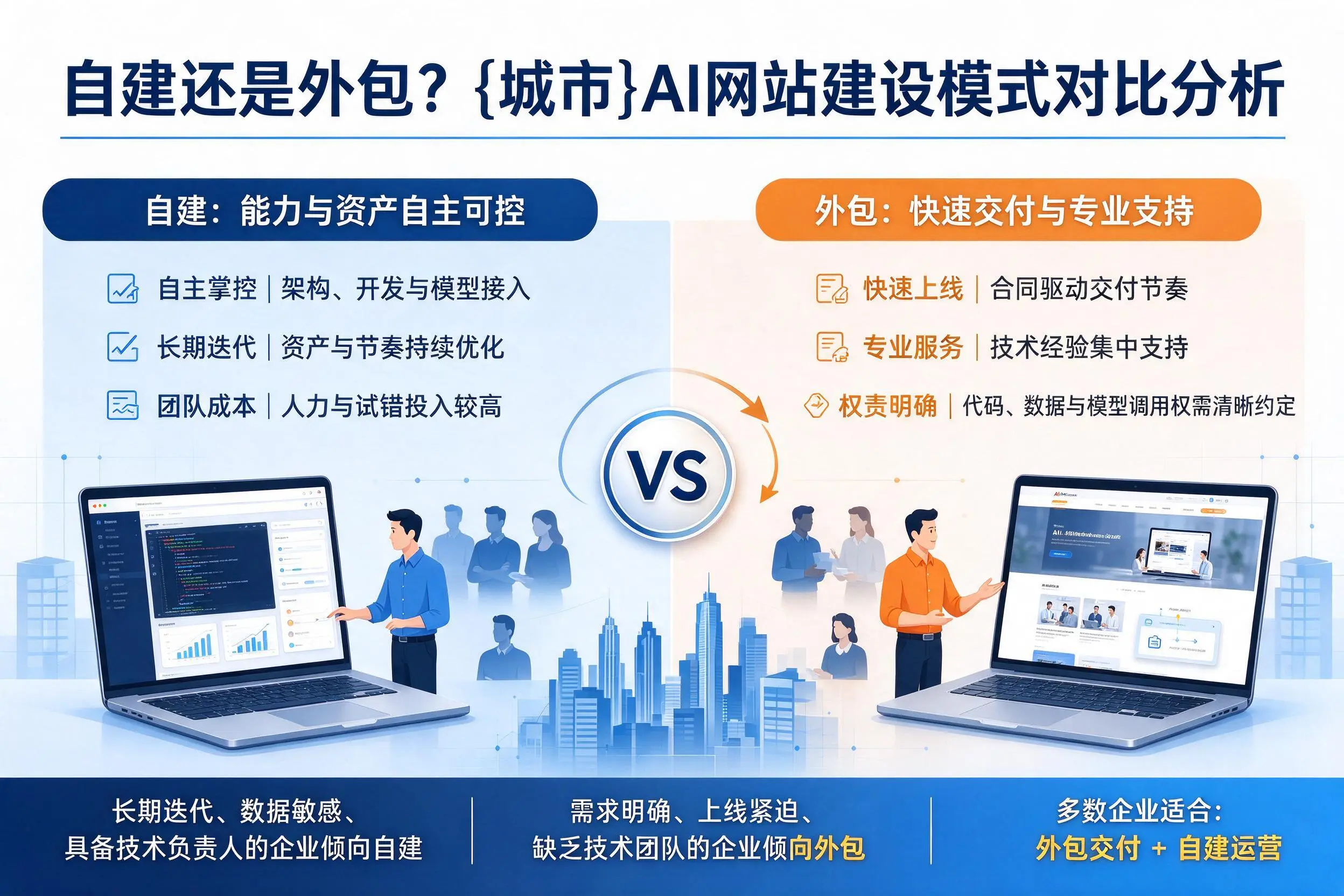 自建还是外包？来宾AI网站建设模式对比分析